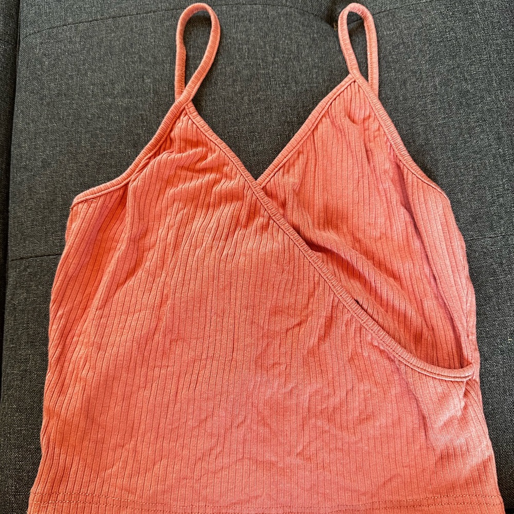 Pink crop top